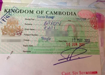 Cambodia Visa for Turkish and British Citizens